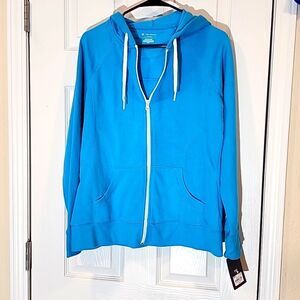 Tek Gear Hooded Zip-Up Large Jacket NWT